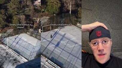 Finally a kid with no phone