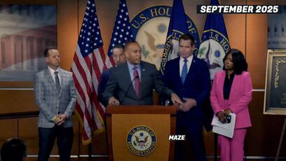 Hakeem Jeffries and fellow clowns praised Eric Swalwell before the allegations