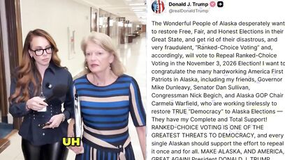 Trump ROASTS Ranked Choice Voting in Alaska, TORCHING RINO MURKOWSKI