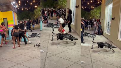 2 cops toss teenagers like dice when breaking up a fight