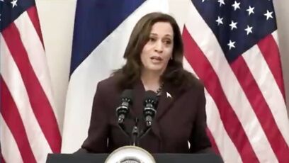 Kamala Harris explaining how to solve inflation while sounding like she has an under 75 IQ