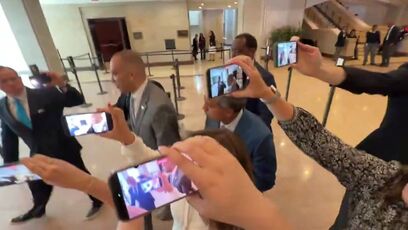 Hakeem Jeffries RAN from questions on Eric Swalwell