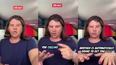 Threatens to sue anyone who misgenders