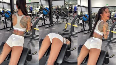 Does she have good form at the gym?