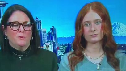 Girl refused to compete against MALE athlete dressed like a girl