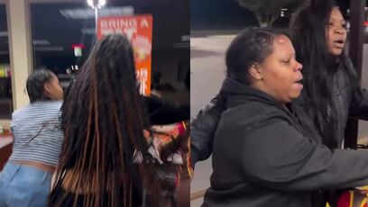 Brawl at Whataburger in Waco TX