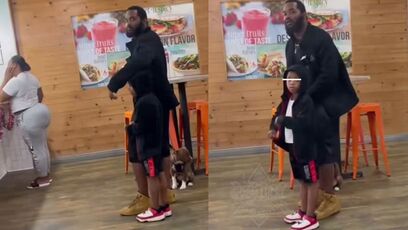 "Don't end up like him" - Dad protects son from it