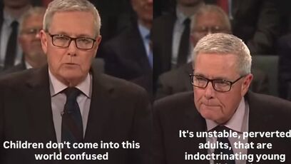 Children aren't confused about gender until perverted parents push it on them