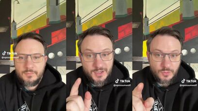 Libtarded art teacher has creepy fantasy about Trump