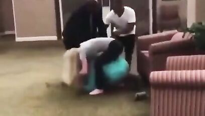 Karen FINDS OUT in the hotel lobby