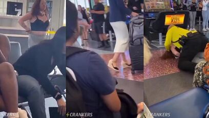 Girl shaped like a troll thought she was the boss... NOPE