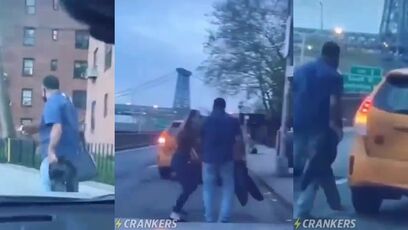 Taxi Driver Knocks out woman who refused to pay fare