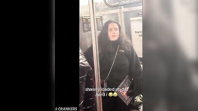 She got harassed by a whole group, then dropped the HARD R on them