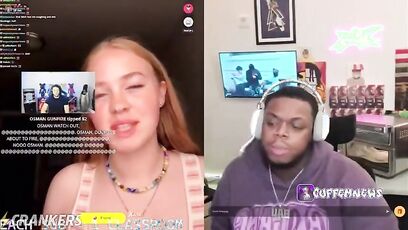 Kick Plug - Cuffem gets called the “Hard R” on the monkey app and crashes out ????????