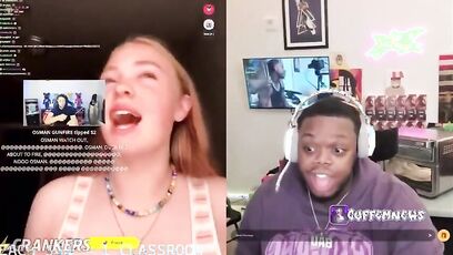 Kick Plug - Cuffem gets called the “Hard R” on the monkey app and crashes out ????????