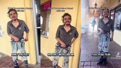 Former child actor found looking like a homeless crackhead