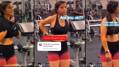 TikToker tried to cause a scene at the gym