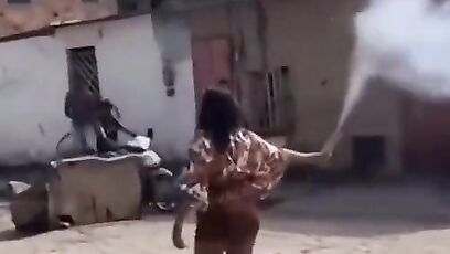 She messed around with dynamite, she found out