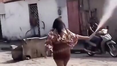She messed around with dynamite, she found out