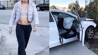 Woman involved in a hit-and-run comes back for ONE ITEM