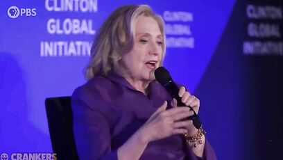 Hillary: "The press needs a consistent narrative about the danger Trump is"