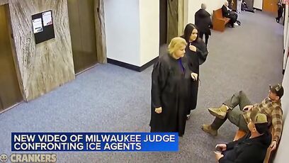 Judge Hannah Dugan shown ON VIDEO committing a crime with illegal immigrant