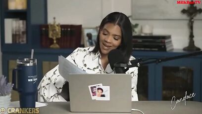 Candace Owens accidentally reveals lawyer's address when reading tip on Egyptian plane landing in Delaware