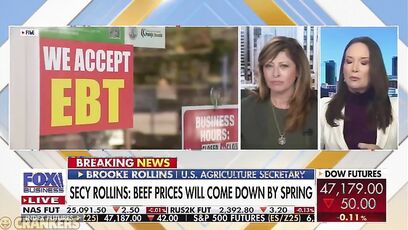 Brooke Rollins on food stamp fraud: "186,000 deceased individuals receiving benefits..."
