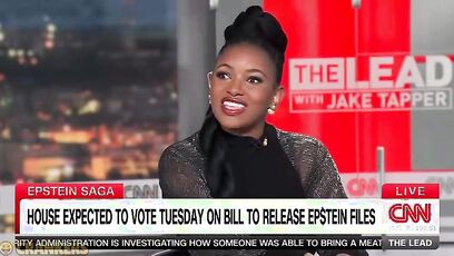 Jasmine Crockett says Mike Johnson is 'full of sh*t' after Epstein file statement