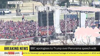 BBC has issued a formal apology to President Trump for editing his J6 speech