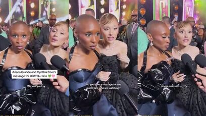 Cynthia Erivo and Ariana Grande go viral for this video
