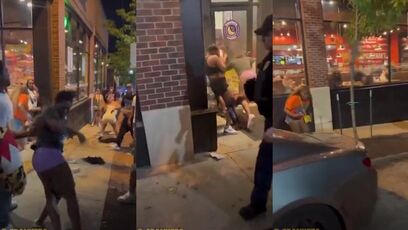 Officer Steps In to Stop a Brawl and Accidentally Becomes the Funniest Part of the Video