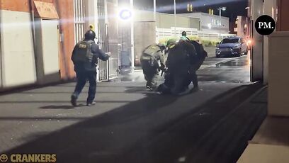 Antifa agitator arrested, dragged into custody at the ICE facility in Portland