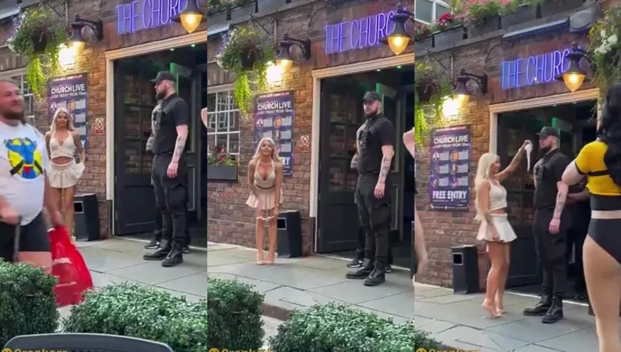 Security guard had trouble with this one