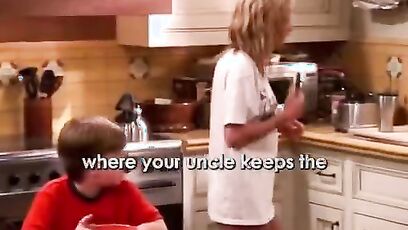 Funny scene from Two and a Half Men