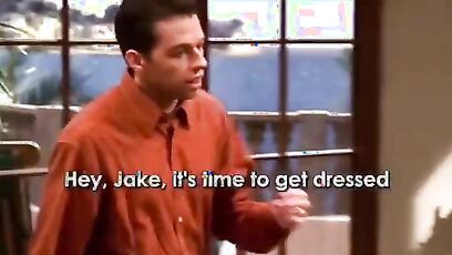 Funny scene from Two and a Half Men