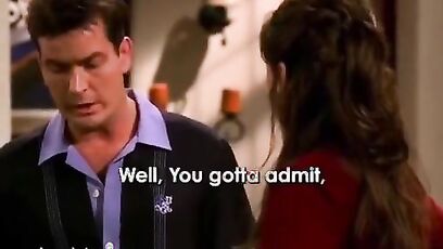 Funny scene from Two and a Half Men