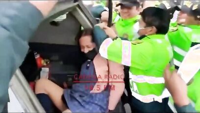 Transgender Pedophile attacked by parents after he was arrested for filming little girls in a school bathroom