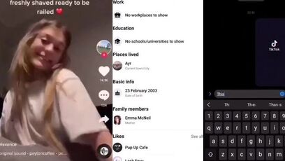 Freshly shaved and ready to be railed - but then...