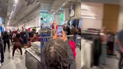 Atlanta dancers twerking in a Lululemon