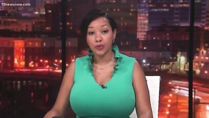 Woman reports on roadblock, but people noticed something else