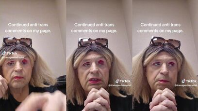 When you follow the makeup tutorial but mess it up