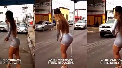 This is how ya get people to slow down