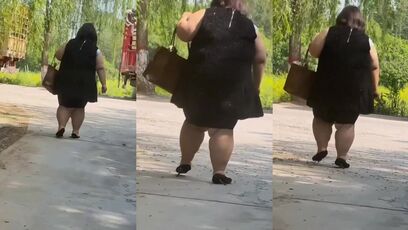 Those poor heels never stood a chance