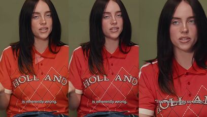Billie Eilish says you cannot eat meat if you love animals
