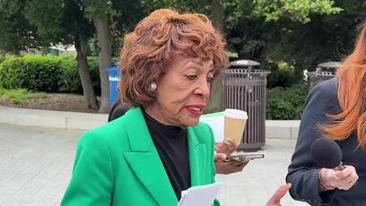 Maxine Waters rejected question on Trump assassination attempt