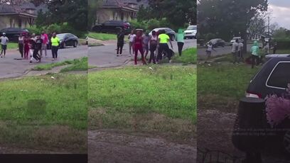 SHOTS FIRED - Memphis hood fight turns for the worse