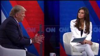 'Her cat was named V*gina': Trump claims on CNN