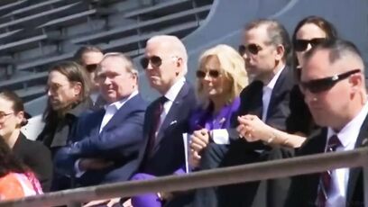 Crowd starts 'F*ck Joe Biden' chant during granddaughter's graduation