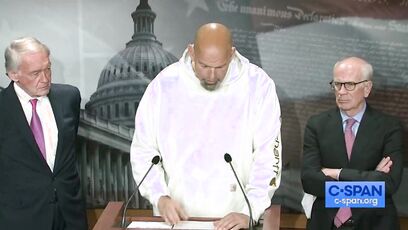 Fetterman showed up to work dressed like this